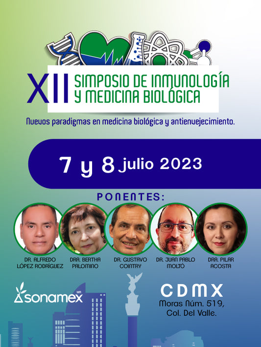 Invitamos a todos los Profesionales de la salud al XII Simposio de Inmunología y Medicina Biológica