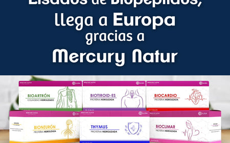 BioLisa, Lisados de Biopéptidos, llega a Europa gracias a Mercury Natur