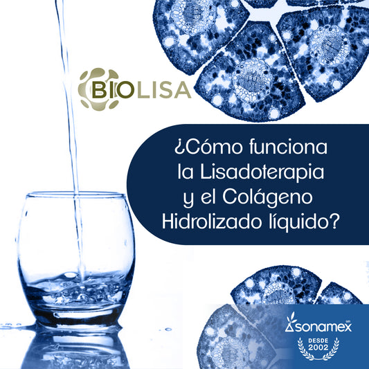 ¿Cómo funciona la Lisadoterapia y el Colágeno Hidrolizado líquido?